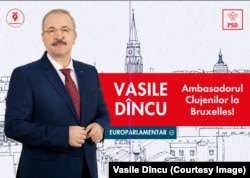 Vasile Dîncu este candidat PSD-PNL la alegerile europarlamentare