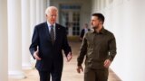 Президент України Володимир Зеленський і президент США Джо Байден (ліворуч). Білий дім. Вашингтон, 21 вересня 2023 року 