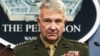 Архівна світлина. Генерал Кеннет Маккензі-молодший, тодішній командувач Центральним командуванням США, під час брифінгу в Пентагоні. Вашингтоні, 22 квітня 2021 року