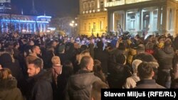 Протест во Белград на членовите и поддржувачите на листата „Србија против насилството“, поради, како што велат организаторите, „изборната кражба на изборите во Србија одржани на 17 декември 2023“