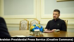 Presidenti ukrainas, Volodymyr Zelensky. Fotografi nga arkivi. 