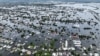Місто Олешки на лівому березі Херсонщини, затоплене внаслідок знищення Каховської ГЕС, 10 червня 2023 року