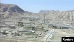 Instalațiile nucleare iraniene de la Isfahan.