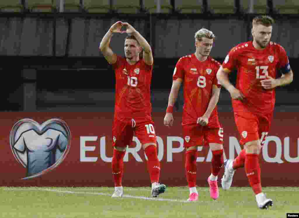 Македонија поведе 1:0 со голот на Енис Барди