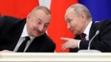 Азербайжандын жана Орусиянын президенттери Илхам Алиев менен Владимир Путин. Архив