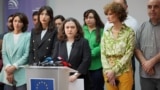 At a press conference in Tbilisi on May 30, representatives from Georgian NGOs said that they would fight the new "foreign agent" law in the courts. 