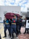 Похороны многодетного мобилизованного Дениса Слюсарева