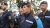 Oficerët e policisë nga Agjencia Evropiane e Rojës Kufitare dhe Bregdetare FRONTEX në Maqedoninë e Veriut