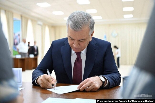 Presidenti i Uzbekistanit, Shavkat Mirziyoev.