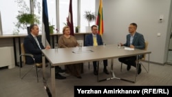 Послы стран Балтии дают интервью Азаттыку. Астана, 8 февраля 2024 года