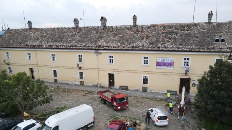 U oluji oštećeni delovi Petrovaradinske tvrđave u Novom Sadu
