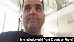 Aktivista inicijative Lokalni front iz Kraljeva Predrag Voštinić