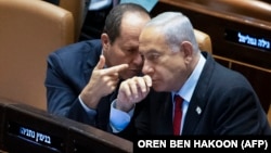 نخست‌وزیر اسرائیل در یکی از نشست‌های کنست
