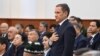 Хоразм вилоятининг янги ҳокими Жўрабек Раҳимов Урганчдаги сессияда, 2023 йил 31 марти 