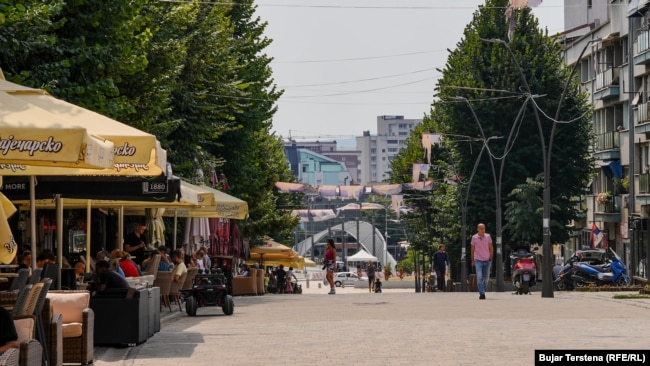Mitrovica e Veriut, komunë e banuar me shumicë serbe në veri të Kosovës.