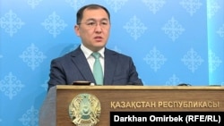 Kazakh Foreign Ministry spokesman Aibek Smadiyarov (file photo)