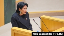 Президентка Грузії Саломе Зурабішвілі підтвердила намір накласти вето на закон про «іноагентів», якщо він буде ухвалений