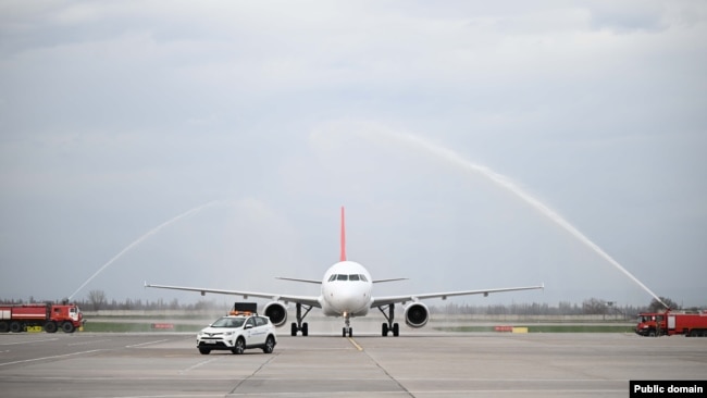 Кыргызстан сатып алган “Airbus 320” үлгүсүндөгү учак. 28-март. 2024