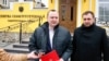 Secretarul executiv al PSRM, Vlad Batrîncea și Maxim Lebedinschi, membru al Comitetului Executiv al Partidului Socialiștilor, 28 martie 2023