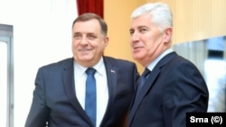Milorad Dodik i Dragan Čović u Banjaluci, februar 2023.