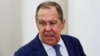 RUSSIA – Foreign Minister Sergei Lavrov during the presentation of a collection of archival documents reissued for the 10th anniversary of Russia's occupation of Crimea. Moscow, February 15, 2024.
