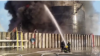 Пожар на нефтебазе в Азове, 18 июня