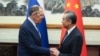 Ministri spoljnih poslova Rusije i Kine, Sergej Lavrov, Vang Ji, Peking, 16. oktobar 2023. 