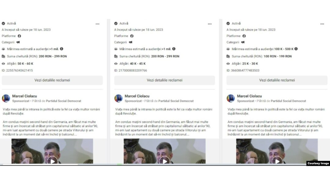Premierul Marcel Ciolacu își face reclamă pe Facebook cu detalii din cariera și educația sa.