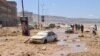 Pamje nga shkatërrimi në Libi, pas përmbytjeve.