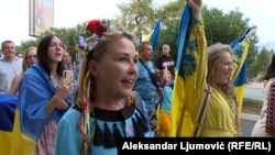 Украинские жители Подгорицы отметили на прошлой неделе День независимости Украины