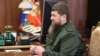 Глава Чечни Рамзан Кадыров на приеме у президента России Владимира Путина