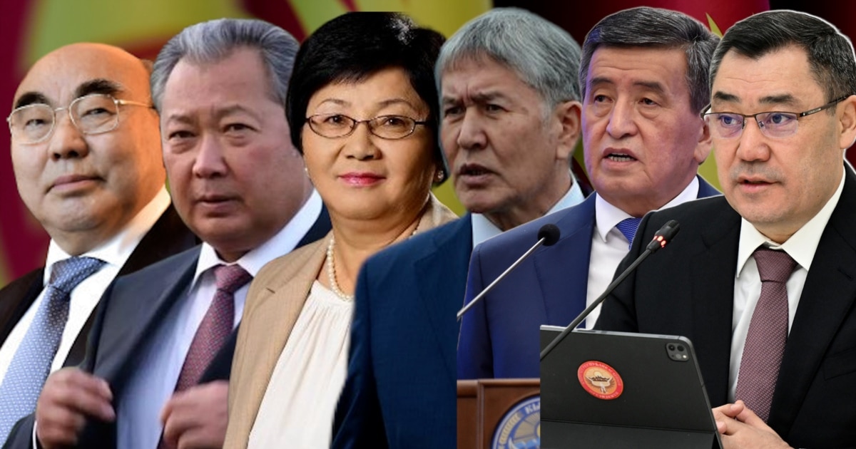 Kyrgyz President Japarov Brings Together All Five Of Country's Former Leaders