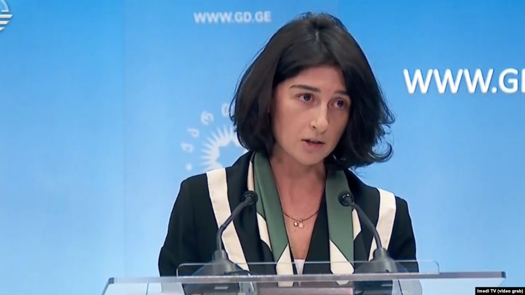 Salome Kurasbediani, a member of the Georgian Dream party, rejected the Venice Commission's report on May 21.