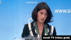 Salome Kurasbediani, a member of the Georgian Dream party, rejected the Venice Commission's report on May 21.