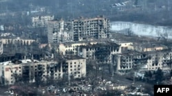 Прифронтовой город Бахмут Донецкой области, 27 февраля 2023 года