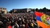 Tens of thousands rallied in Yerevan's Republic Square on May 9.
