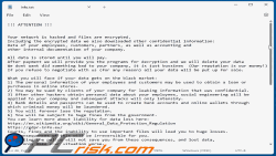 Scrisoarea hackerilor care au atacat serverele din rețeaua Hipocrate.