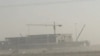 Строительная площадка международного аэропорта Балканабад в городе Джебел. Туркменистан. Июль 2024 г. 