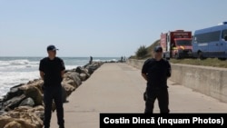 Районът, в който в понеделник избухна морска мина в Румъния, 14 август 2023 г.
