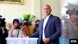  ბულგარეთის პრეზიდენტი რუმენ რადევი. 9 ივნისი, 2024 წელი