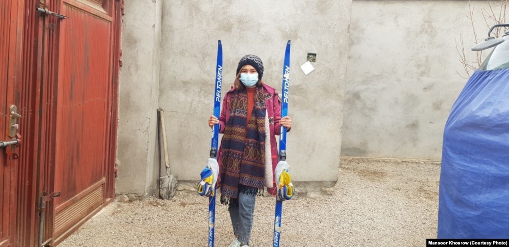 Farahnaz Mohammadi says life is boring now that she can't ski.