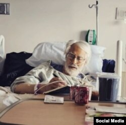 جواد طباطبایی در بستر بیماری، در آمریکا / شبکه‌های اجتماعی