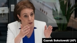 Министерката за надворешни работи и дијаспора на Косово, Доника Гервала