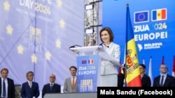 Maia Sandu cere cetățenilor un nou mandat de președintă cu promisiunea de a integra R. Moldova în Uniunea Europeană.