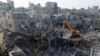 Shkatërrimi në Han Junis të Gazës, si pasojë e sulmeve izraelite.