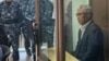 Arystanbek Mukhamediuly is seen in court on June 20.