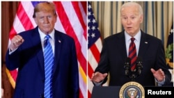 Donald Trump és Joe Biden 