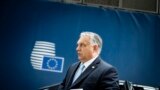 Orbán Viktor az EU-csúcson Brüsszelben 2023. június 29-én