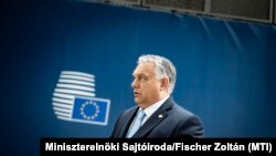 Orbán Viktor miniszterelnök az Európai Unió állam- és kormányfőinek kétnapos tanácskozására érkezik Brüsszelben 2023. június 29-én