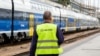 Vonatok a Nyugati pályaudvaron 2023. szeptember 20-án